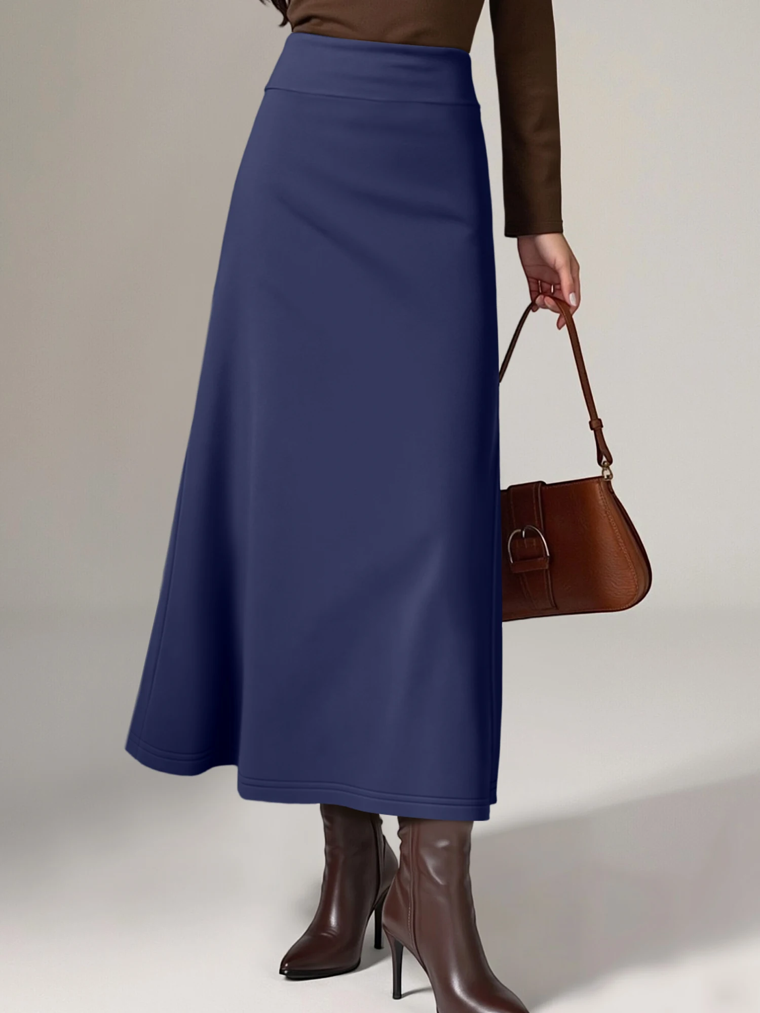 Four Seasons Commute High Waist Skirt Loose Slim Solid A-Line Skirt Simple Elegant All Body Type Women Dress
Four Seasons Commute High Waist Skirt Loose Slim Solid A-Line Skirt Simple Elegant All Body Type Women Dress