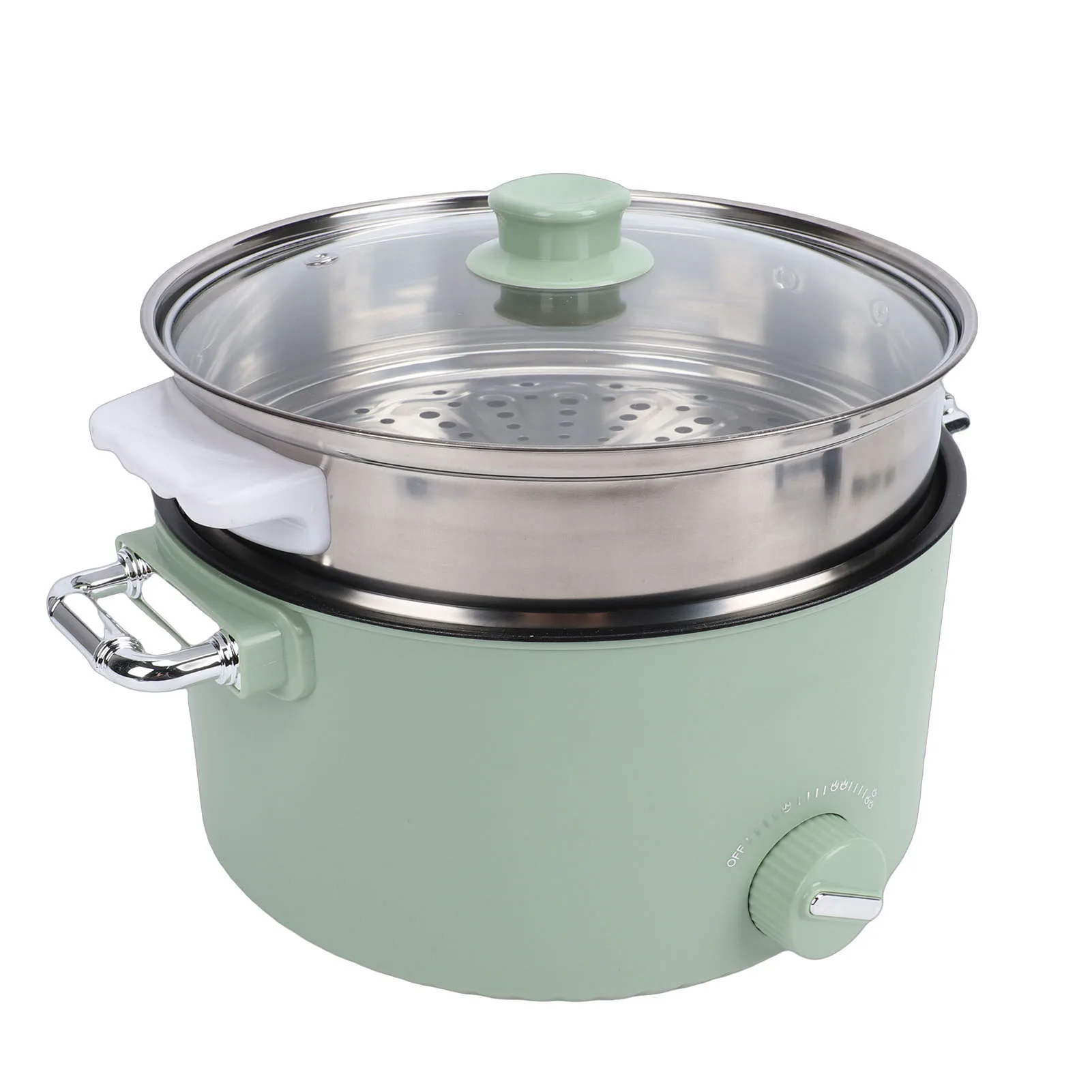 800W 3L Electric Hot Pot Nonstick Coating Cooking Pot Multifunctional Cooker With Steam Basket For Steak Rice Noodles Soup
800W 3L Electric Hot Pot Nonstick Coating Cooking Pot Multifunctional Cooker With Steam Basket For Steak Rice Noodles Soup