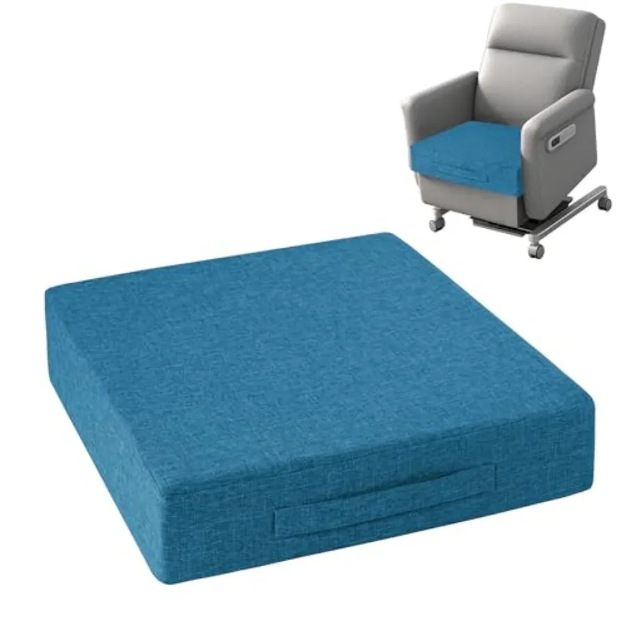 Recliner Cushions for Elderly 20"x20"x4" Thick Seat Cushion for Recliner Chair Large Square Non Slip Chair Pads with Washable C
Recliner Cushions for Elderly 20"x20"x4" Thick Seat Cushion for Recliner Chair Large Square Non Slip Chair Pads with Washable C