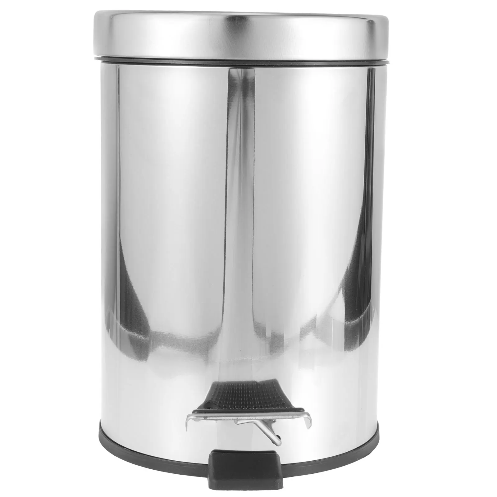 Pedal Trash Can 3L Stainless Steel Waste Bin Kitchen Grey Rubbish Container Home Garbage Bucket Easy Clean 16x24cm
Pedal Trash Can 3L Stainless Steel Waste Bin Kitchen Grey Rubbish Container Home Garbage Bucket Easy Clean 16x24cm