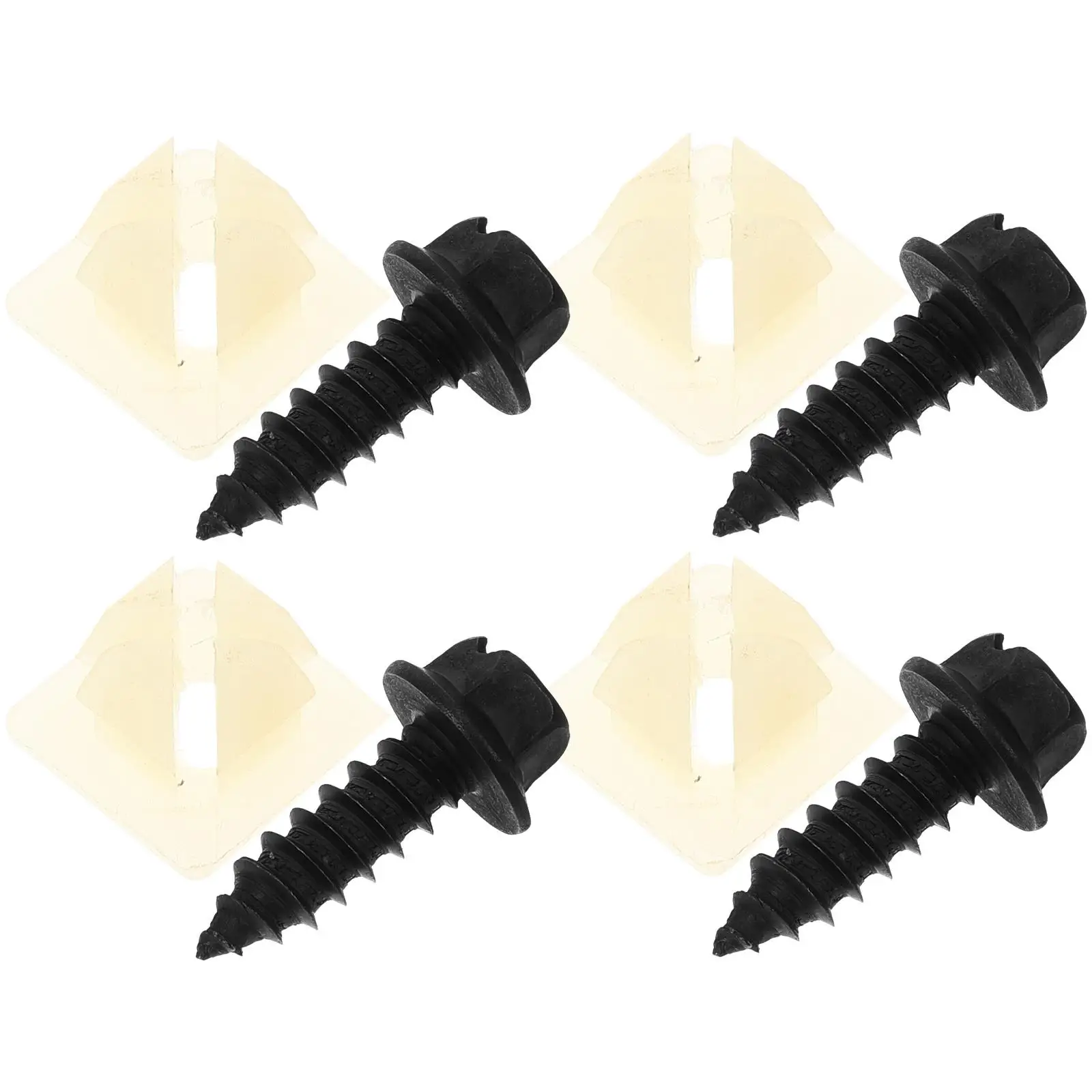 8pcs License Plate Mounting Kit Sturdy Frame Screws Fasteners Clips Replaceable Fixing Car Accessories Plastic Nylon Hardness No
8pcs License Plate Mounting Kit Sturdy Frame Screws Fasteners Clips Replaceable Fixing Car Accessories Plastic Nylon Hardness No