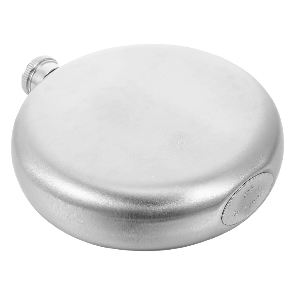 Portable Stainless Steel Flask Lightweight Round Design Outdoor Hydration Fishing Compact Vodka Whiskey Set 
Portable Stainless Steel Flask Lightweight Round Design Outdoor Hydration Fishing Compact Vodka Whiskey Set