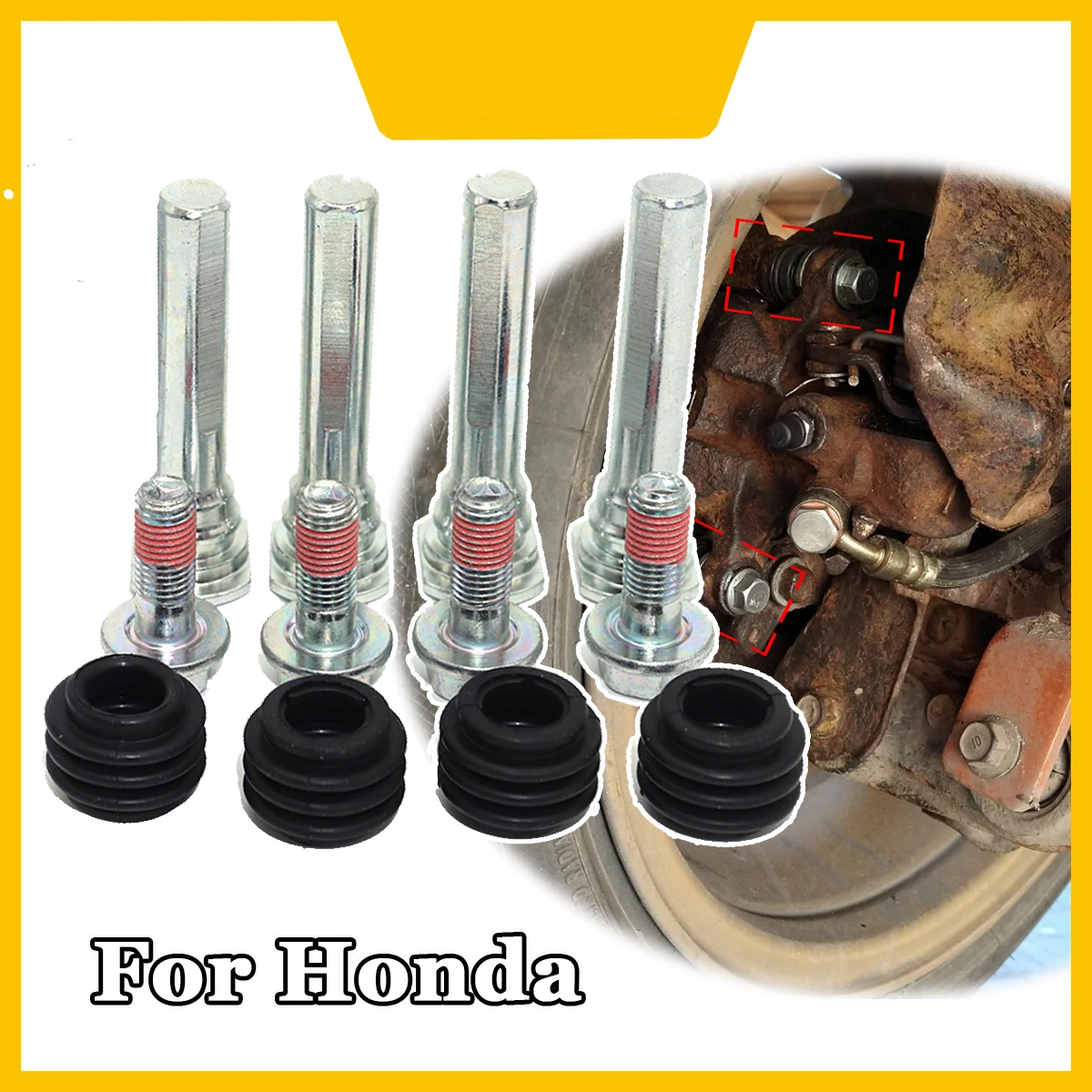 Left Rear Right Brake Caliper Cylinder Slider Guide Pin For Disc Housing Bolt Rubber Bushing For HONDA CIVIC TYPE R EP3 INSIGHT
Left Rear Right Brake Caliper Cylinder Slider Guide Pin For Disc Housing Bolt Rubber Bushing For HONDA CIVIC TYPE R EP3 INSIGHT