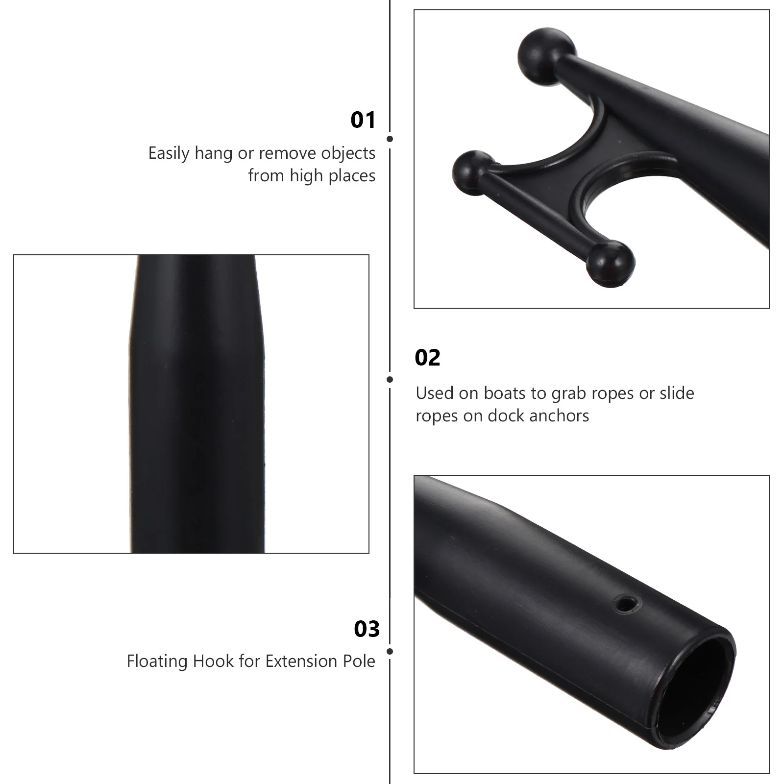 Nylon Boat Hook Replacement Attachment For Marine Yacht Dinghy Floating Hook Use With Extension Pole Hanging Lights Wind Chimes
Nylon Boat Hook Replacement Attachment For Marine Yacht Dinghy Floating Hook Use With Extension Pole Hanging Lights Wind Chimes