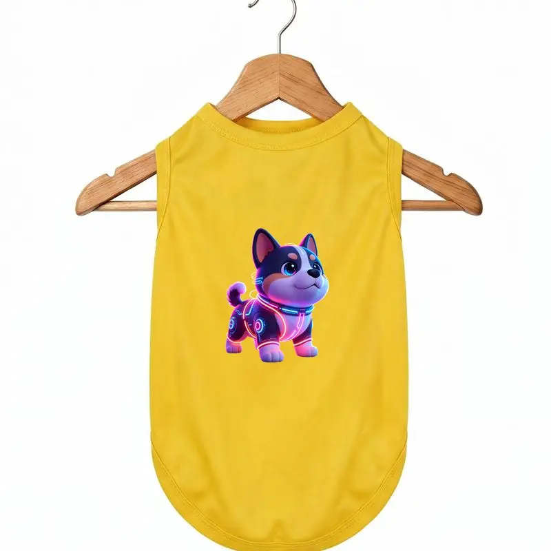 Breathable Dog Vest Summer, Non-Cotton Quick Dry Puppy Tank Top, Cute Cartoon Dog Print Sleeveless Pet Apparel
Breathable Dog Vest Summer, Non-Cotton Quick Dry Puppy Tank Top, Cute Cartoon Dog Print Sleeveless Pet Apparel