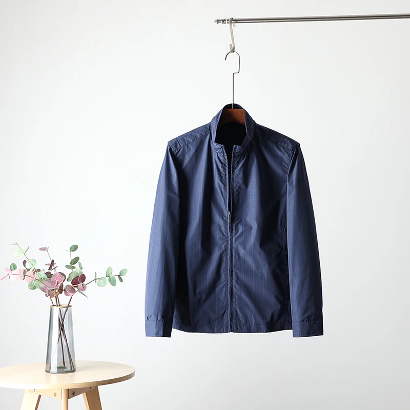 High Quali Casual Men's Stand Collar Jaet Outerwear Faion Urban Sle Autumn New Arrival Lightweight Busin Series
High Quali Casual Men's Stand Collar Jaet Outerwear Faion Urban Sle Autumn New Arrival Lightweight Busin Series