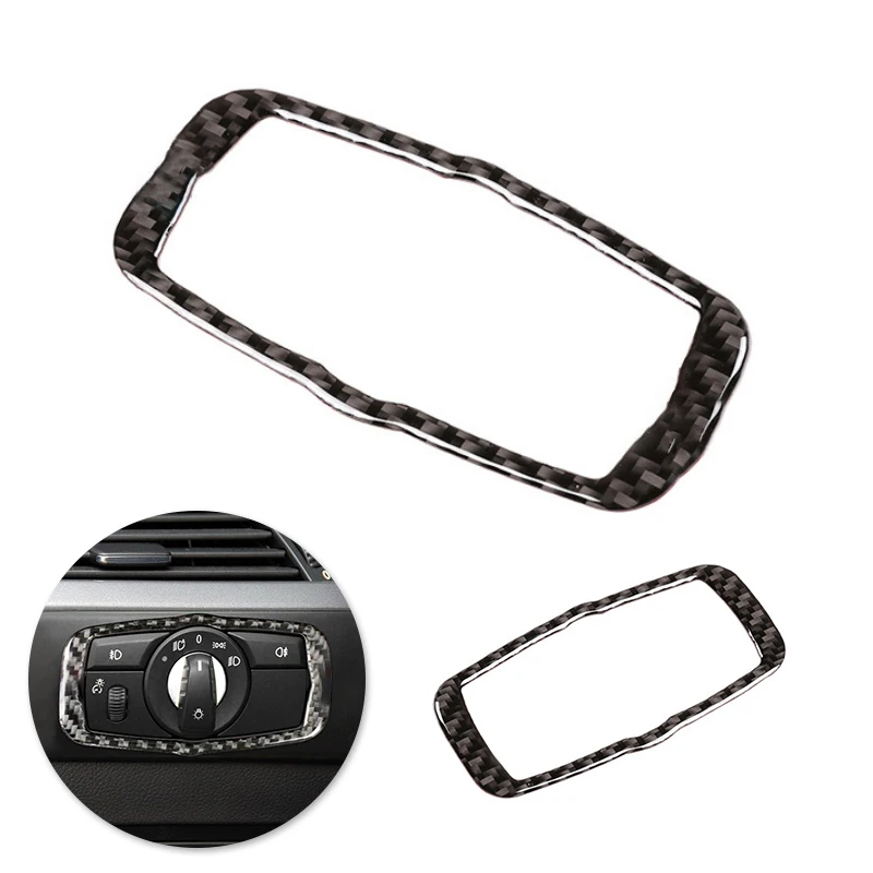 Carbon Fiber Headlight Switch Panel Trim Cover For BMW 5 Series E60 E61 2004-2010 Car Interior Decorative Frame Protector
Carbon Fiber Headlight Switch Panel Trim Cover For BMW 5 Series E60 E61 2004-2010 Car Interior Decorative Frame Protector