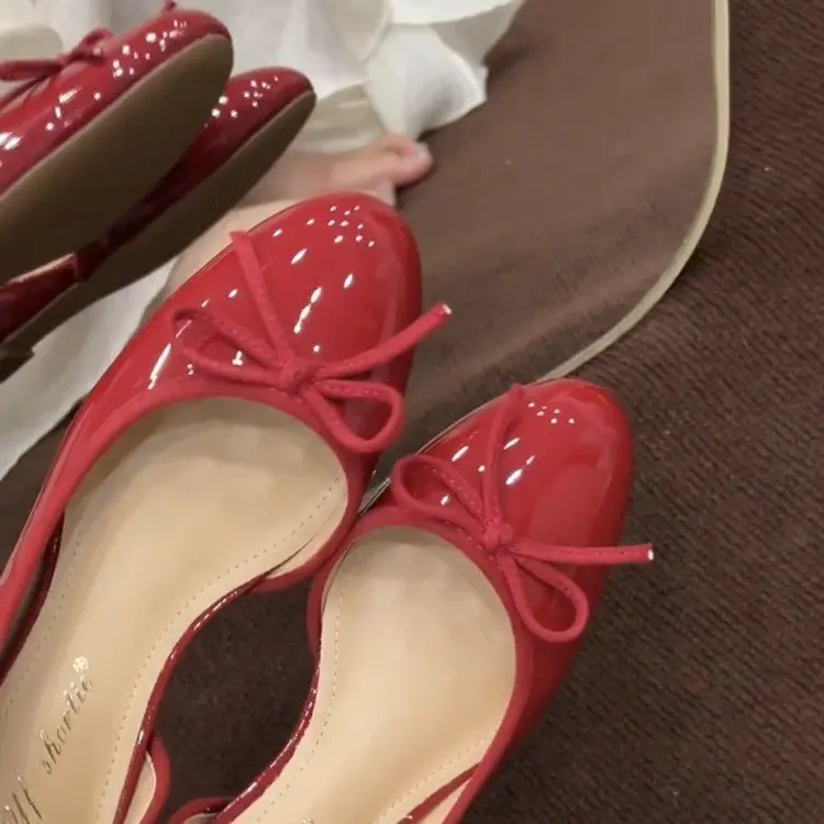 French Flat Single Shoes Women Soft Shallow Square Toe Bow Spring and Summer New Bean Shoes
French Flat Single Shoes Women Soft Shallow Square Toe Bow Spring and Summer New Bean Shoes