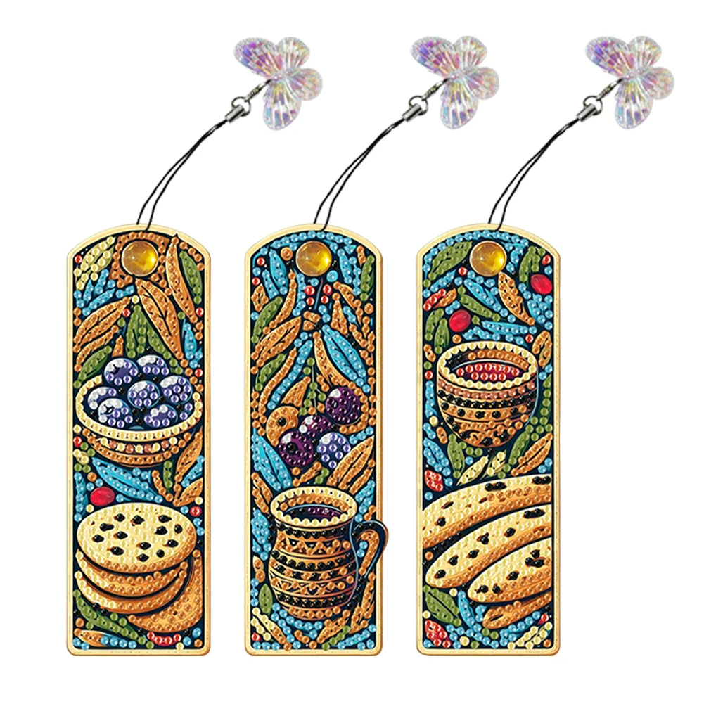 3Pcs Butterfly DIY Diamond Art Bookmark Food Beverages Bookmark Art Supplies
3Pcs Butterfly DIY Diamond Art Bookmark Food Beverages Bookmark Art Supplies