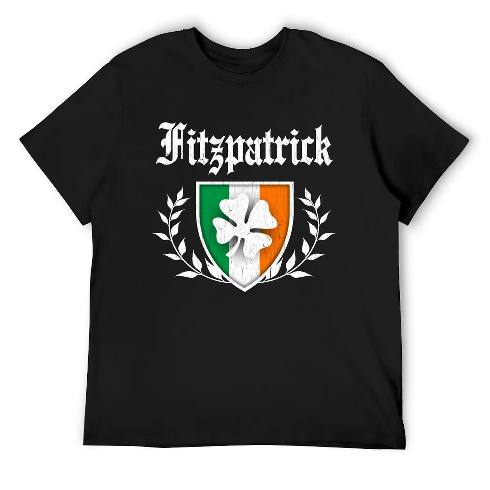 Fitzpatrick Family Shamrock Crest (vintage distressed) T-Shirt tshirts personalised boys animal print men t shirts high quality
Fitzpatrick Family Shamrock Crest (vintage distressed) T-Shirt tshirts personalised boys animal print men t shirts high quality