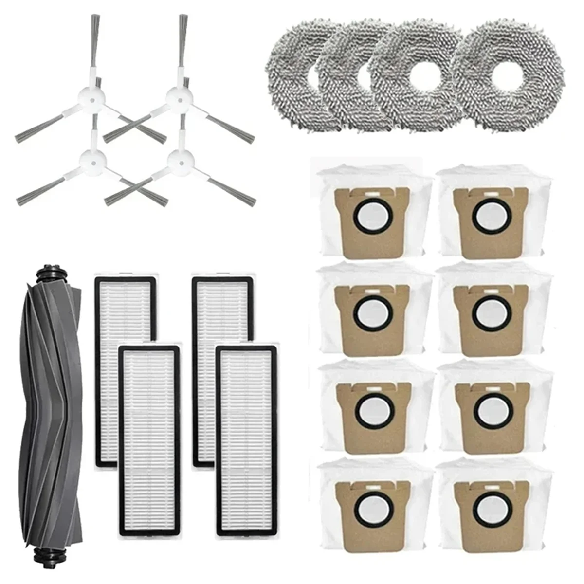 A76Z For Bot L20 Ultra / X20 Pro Accessories Main Side Brush Hepa Filter Mop Dust Bag Robot Vacuum Cleaner Replacement
A76Z For Bot L20 Ultra / X20 Pro Accessories Main Side Brush Hepa Filter Mop Dust Bag Robot Vacuum Cleaner Replacement
