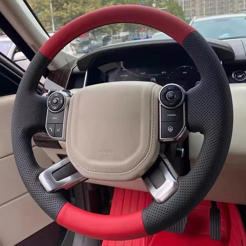Аксессуары для автомобиля, оплетка из натуральной кожи для Land Rover Discovery 4 Sport 2017-2021
Аксессуары для автомобиля, оплетка из натуральной кожи для Land Rover Discovery 4 Sport 2017-2021