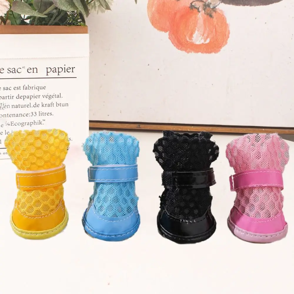 4 Pcs Wear Resistant Dog Mesh Shoes Anti-slip Breathable Summer Dog Foot Covers Anti-fall Anti-dirty Dog Sandals Outdoor
4 Pcs Wear Resistant Dog Mesh Shoes Anti-slip Breathable Summer Dog Foot Covers Anti-fall Anti-dirty Dog Sandals Outdoor