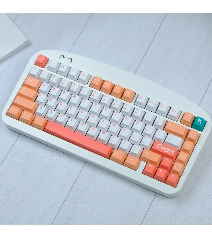 Keycap Sublimation Mechanical Keyboard for Customized Peach Keycap PBT Original Height
Keycap Sublimation Mechanical Keyboard for Customized Peach Keycap PBT Original Height