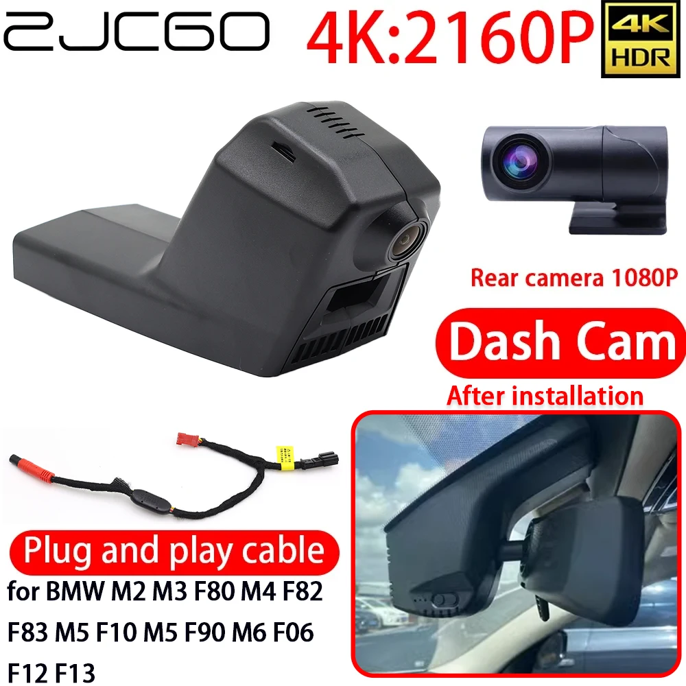 ZJCGO 4K Car DVR Dash Cam Wifi Front Rear Sony Lens Camera 24h Monitor for BMW M2 M3 F80 M4 F82 F83 M5 F10 M5 F90 M6 F06 F12 F13
ZJCGO 4K Car DVR Dash Cam Wifi Front Rear Sony Lens Camera 24h Monitor for BMW M2 M3 F80 M4 F82 F83 M5 F10 M5 F90 M6 F06 F12 F13