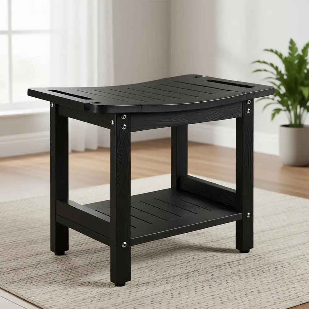 Усиленное пластиковое сиденье для душа, регулируемое, нескользящее, черное, для безопасности и комфорта
Усиленное пластиковое сиденье для душа, регулируемое, нескользящее, черное, для безопасности и комфорта