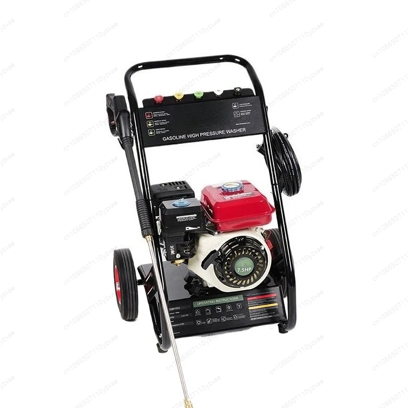 7.5HP 150bar Pressure Washer with 5 Different Nozzles High Pressure Petrol Cleaner Pressure Washer Yard Cleaning Machine
7.5HP 150bar Pressure Washer with 5 Different Nozzles High Pressure Petrol Cleaner Pressure Washer Yard Cleaning Machine