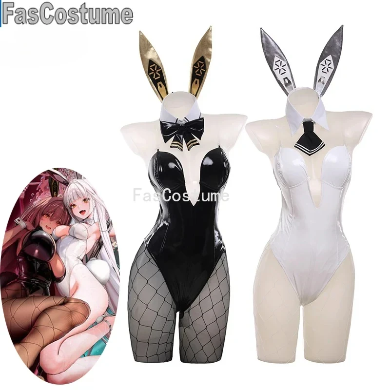 FasCostume Goddess of Victory Blanc Bunny Girl Costume Noir Bunny Suit Women Sexy Cosplay Suit White and Black Jumpsuits
FasCostume Goddess of Victory Blanc Bunny Girl Costume Noir Bunny Suit Women Sexy Cosplay Suit White and Black Jumpsuits