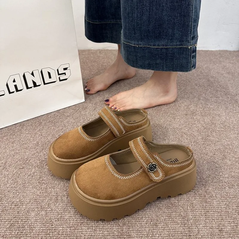 Women's Platform Slippers Summer Shoes Flat Comfortable Sandals Women's Casual Shoes 2026 High Heels
Women's Platform Slippers Summer Shoes Flat Comfortable Sandals Women's Casual Shoes 2026 High Heels