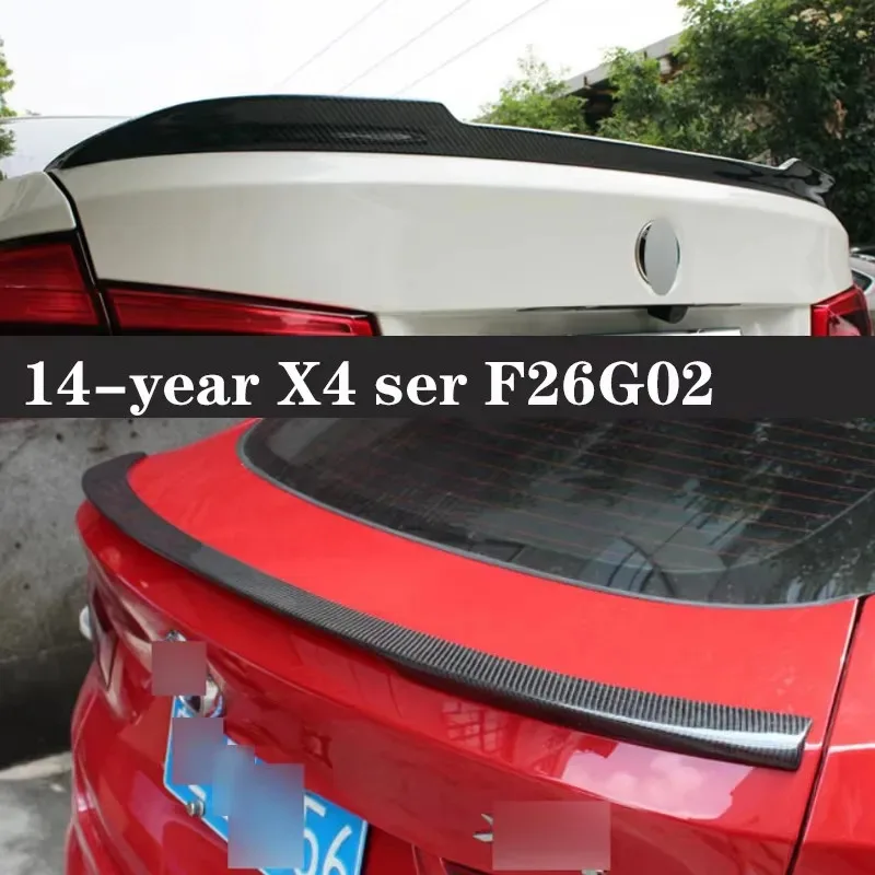 For BMW X4 Series F26 G02 Carbon Fiber Spoiler Shunt Rear Tail fins Duckbill Car Wing Retrofit the rear wing Upgrade Body Kit
For BMW X4 Series F26 G02 Carbon Fiber Spoiler Shunt Rear Tail fins Duckbill Car Wing Retrofit the rear wing Upgrade Body Kit