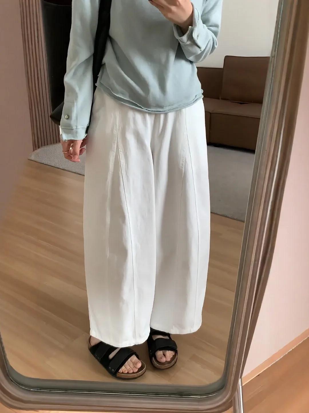 Summer High Waist Wide Leg Pants Women's Loose Style Casual Drapey Harlan Trousers Korean Japanese plus Size Ladies Pants
Summer High Waist Wide Leg Pants Women's Loose Style Casual Drapey Harlan Trousers Korean Japanese plus Size Ladies Pants