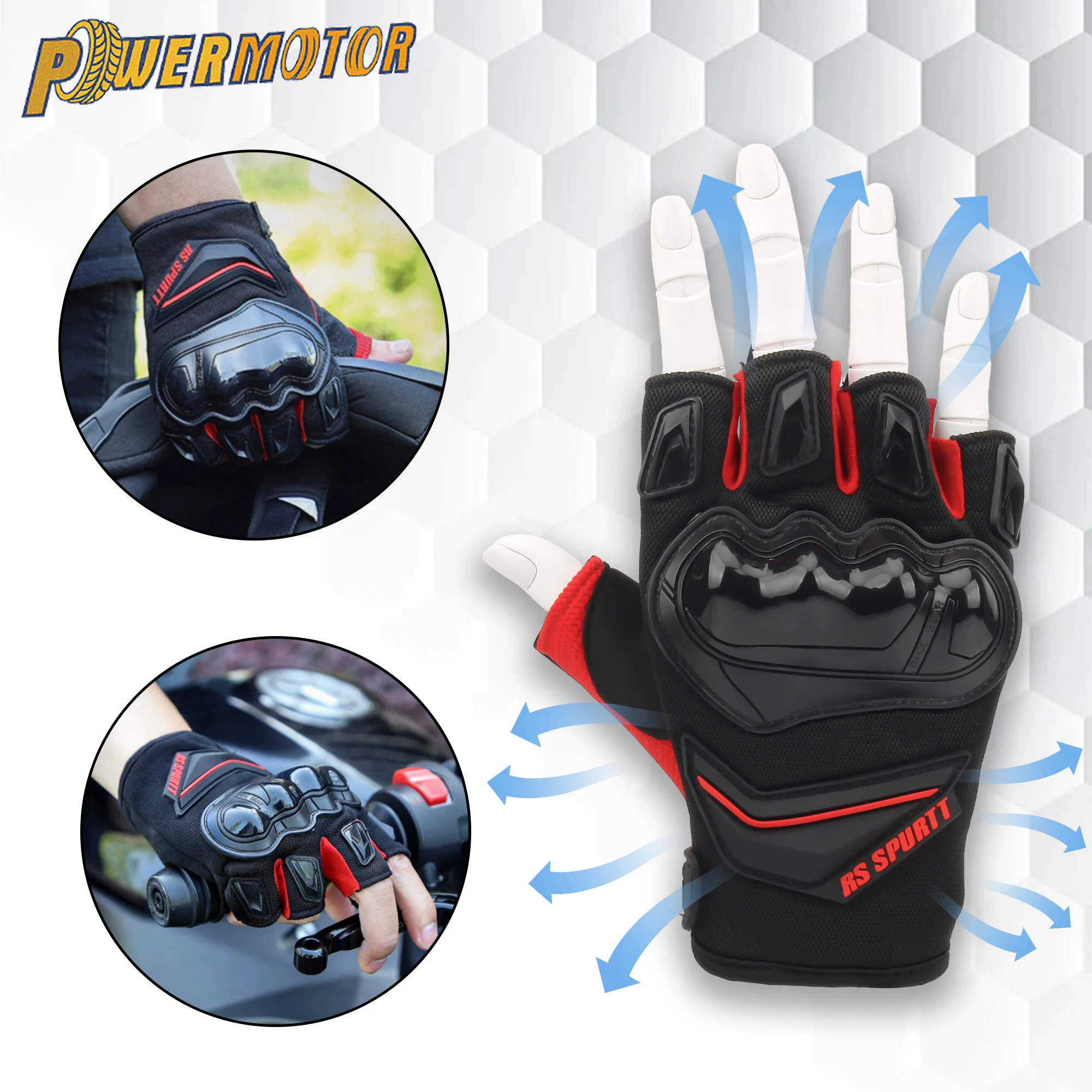 Men's Motorcycle Half Finger Gloves Hard Knuckle Hand Protection Summer Riding Gloves Equipment For Dirt Bike Motocross ATV UTV
Men's Motorcycle Half Finger Gloves Hard Knuckle Hand Protection Summer Riding Gloves Equipment For Dirt Bike Motocross ATV UTV