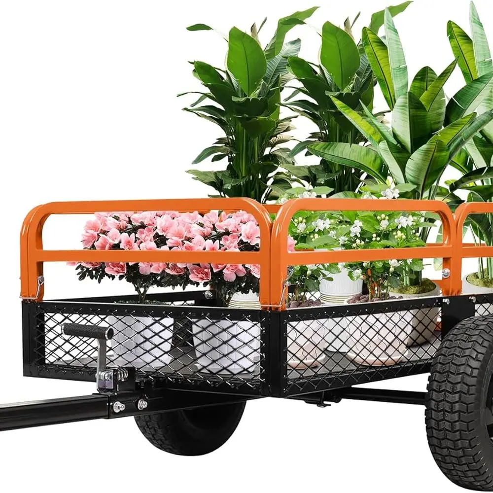 Heavy Duty Steel Dump Cart, 1500 Lbs Utility Garden Trailer, ATV Dump Trailer with Removable Sides, 15 Cubic Feet HD Agricultura
Heavy Duty Steel Dump Cart, 1500 Lbs Utility Garden Trailer, ATV Dump Trailer with Removable Sides, 15 Cubic Feet HD Agricultura