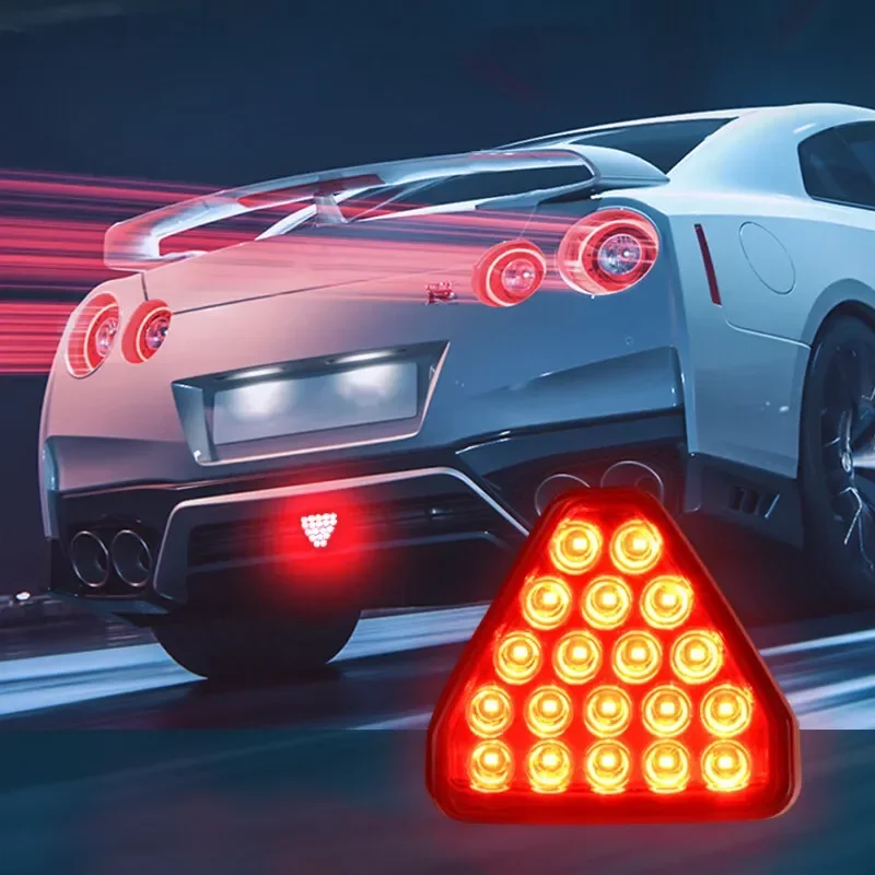19LED стоп-сигнал F1 треугольный стиль спортивный автомобиль задние третий стоп-сигналы автоматический задний сигнальный фонарь универсальный 12 В для JDM BBA
19LED стоп-сигнал F1 треугольный стиль спортивный автомобиль задние третий стоп-сигналы автоматический задний сигнальный фонарь универсальный 12 В для JDM BBA