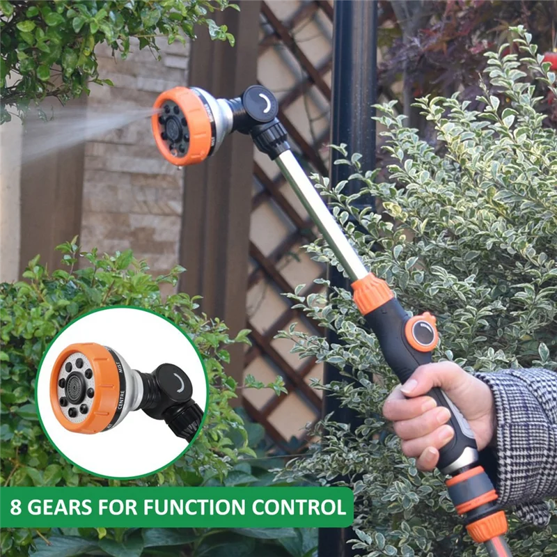 1 PCS 47Cm Watering Tool Garden Nozzle 180° Adjustable Car Wash Water Spray Tool ABS+Metal 8 Patterns Spray Lawn Watering Tools
1 PCS 47Cm Watering Tool Garden Nozzle 180° Adjustable Car Wash Water Spray Tool ABS+Metal 8 Patterns Spray Lawn Watering Tools