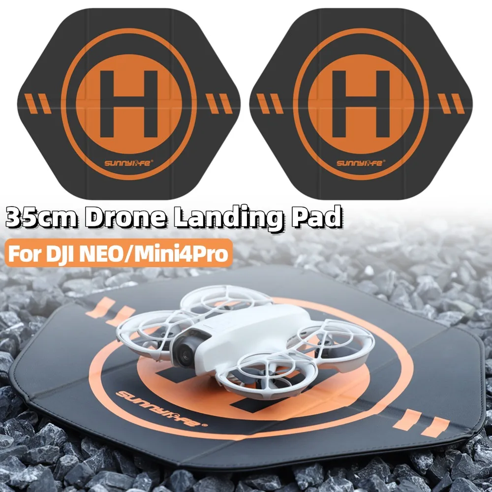 35cm Drone Landing Pad Waterproof Fast-Folding Helipad For DJI NEO/Mini4Pro Drone Parking Mat Double Sided Quadcopters Pads
35cm Drone Landing Pad Waterproof Fast-Folding Helipad For DJI NEO/Mini4Pro Drone Parking Mat Double Sided Quadcopters Pads