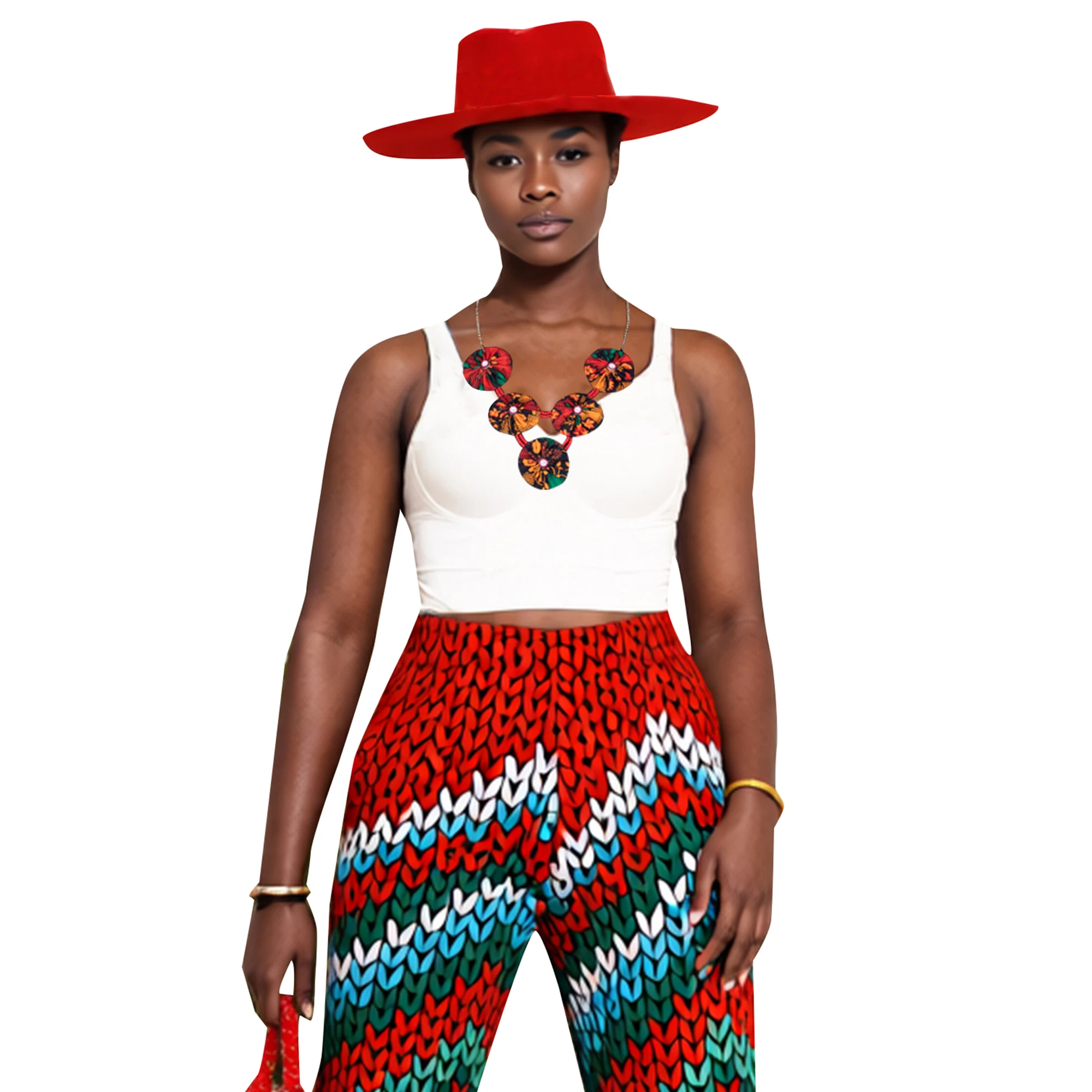 2026 New Arrival African Wax Print Fabric Handmade Necklace and Earrings Set Ankara Kitenge Ethnic Tribal Jewelry for Women Gift
2026 New Arrival African Wax Print Fabric Handmade Necklace and Earrings Set Ankara Kitenge Ethnic Tribal Jewelry for Women Gift
