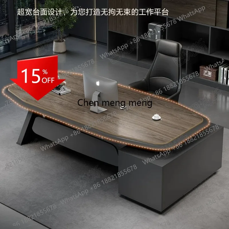E153 Boss Desk Light Luxury Boss Desk Manager Table and Chair Combination President Large Class Desk Simple and Modern
E153 Boss Desk Light Luxury Boss Desk Manager Table and Chair Combination President Large Class Desk Simple and Modern