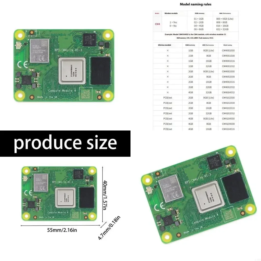 Flexible Expansion Development Board Featuring BCM2711 Chip 1GB Memory And Two Band Connectivitys For Electronic K1KF
Flexible Expansion Development Board Featuring BCM2711 Chip 1GB Memory And Two Band Connectivitys For Electronic K1KF