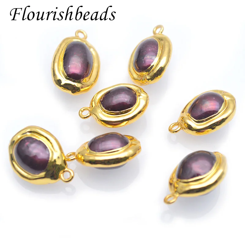 10pcs High Quality Oval Shape Dyed Purple Pearl Pendant Charms DIY Jewelry Findings
10pcs High Quality Oval Shape Dyed Purple Pearl Pendant Charms DIY Jewelry Findings