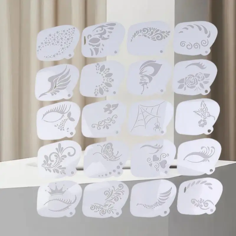 Трафареты для краски для лица, профессиональные трафареты для краски для боди-арта, многоразовые для взрослых и детей, легко использовать шаблоны для вечеринок, инструменты для макияжа
Трафареты для краски для лица, профессиональные трафареты для краски для боди-арта, многоразовые для взрослых и детей, легко использовать шаблоны для вечеринок, инструменты для макияжа