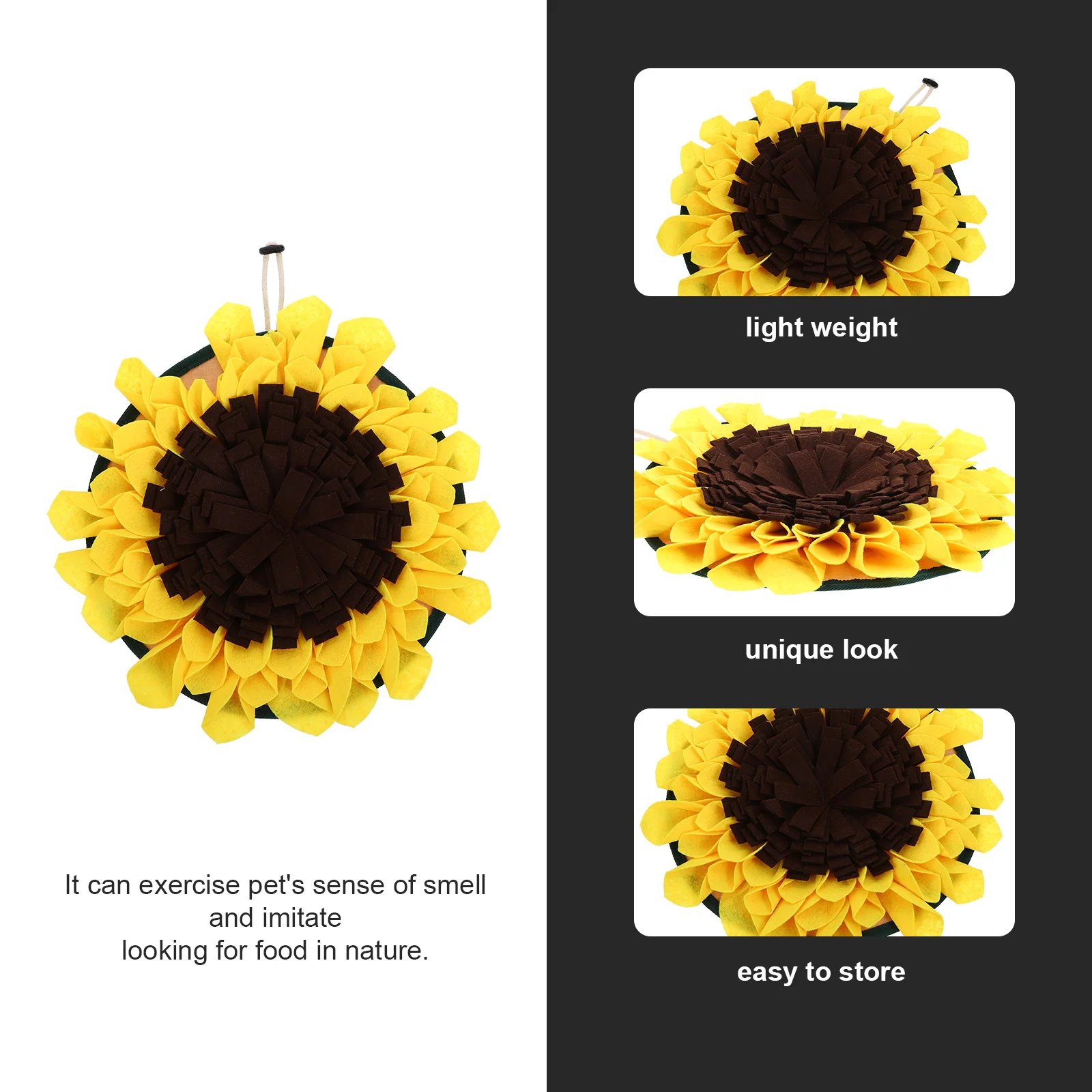 Pet Snuffle Mat High-Grade Wear-Resistant Foraging Training For Dogs Sense Of Smell Exercise Dog Accessory Pet Supply
Pet Snuffle Mat High-Grade Wear-Resistant Foraging Training For Dogs Sense Of Smell Exercise Dog Accessory Pet Supply