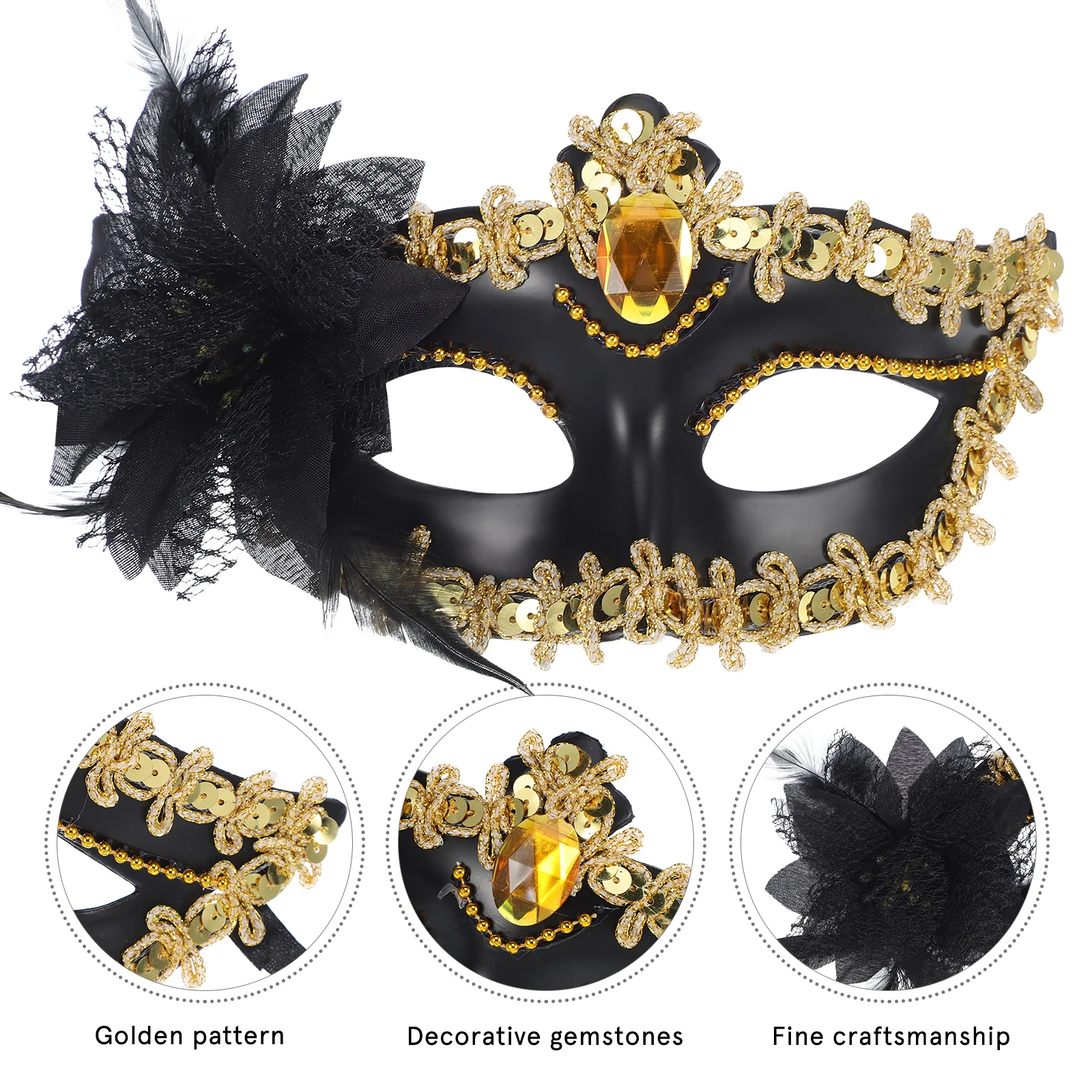 2Pcs Masquerade Masks Vintage Venetian Lightweight Couples Set Party Masks Prom Ball Accessories Masquerade Mask Couples Set
2Pcs Masquerade Masks Vintage Venetian Lightweight Couples Set Party Masks Prom Ball Accessories Masquerade Mask Couples Set