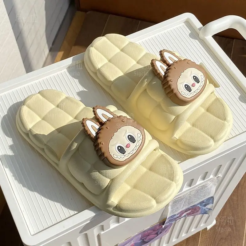 Labubu animation peripheral cartoon summer bathroom lightweight non-slip non-stinky home soft-soled sandals and slippers gift 
Labubu animation peripheral cartoon summer bathroom lightweight non-slip non-stinky home soft-soled sandals and slippers gift