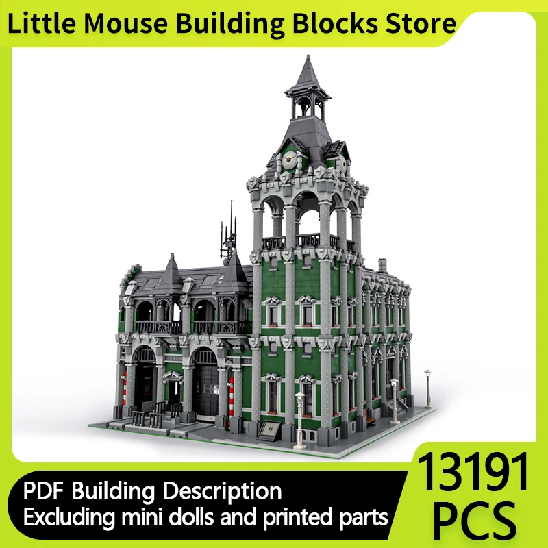 City Street View Model MOC Building Bricks Train Station Building Modular Technology Gifts Holiday Assemble Children Toys Suit
City Street View Model MOC Building Bricks Train Station Building Modular Technology Gifts Holiday Assemble Children Toys Suit