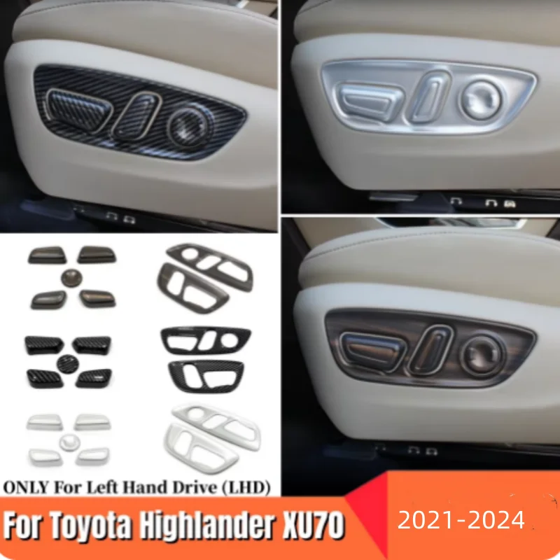Seat Adjustment Knob Button Switch Covers for Toyota Highlander Kluger 2021-2024 Car Accessories Interior Trim Frame Decor
Seat Adjustment Knob Button Switch Covers for Toyota Highlander Kluger 2021-2024 Car Accessories Interior Trim Frame Decor