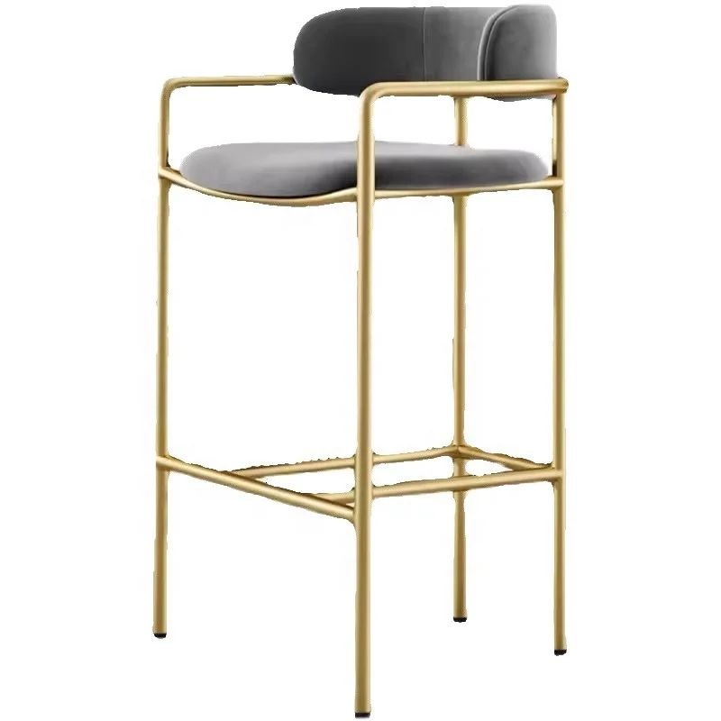 #Modern Luxury High Iron Stool Fashionable Leather Back Bar Chair for Cafe Milk Tea Shop Leisure Living Room
#Modern Luxury High Iron Stool Fashionable Leather Back Bar Chair for Cafe Milk Tea Shop Leisure Living Room