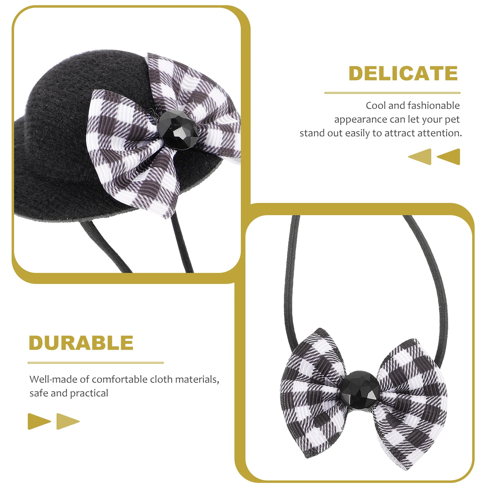 1 Set Of Cozy Pet Hat Mini Bowtie For Hamster Chinchilla Ideal Costume For Celebrations And Events
1 Set Of Cozy Pet Hat Mini Bowtie For Hamster Chinchilla Ideal Costume For Celebrations And Events