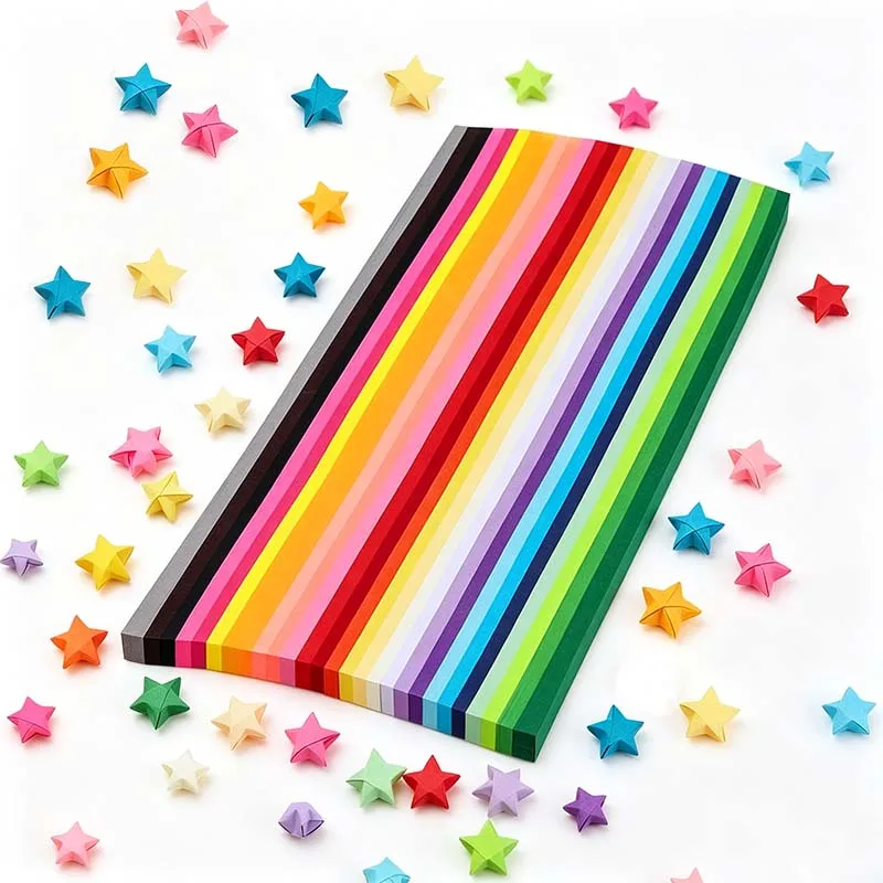Colored Paper Origami Star Paper Strips Folding Paper Colorful Double Sided Lucky Star Origami DIY Hand Arts Make Home Decor TMZ
Colored Paper Origami Star Paper Strips Folding Paper Colorful Double Sided Lucky Star Origami DIY Hand Arts Make Home Decor TMZ
