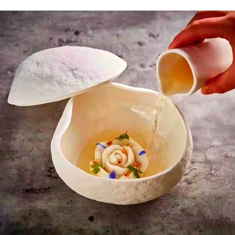 Десертная миска с крышкой, однотонная керамическая посуда в западном стиле, отель, ресторан, кухня, мороженое
Десертная миска с крышкой, однотонная керамическая посуда в западном стиле, отель, ресторан, кухня, мороженое