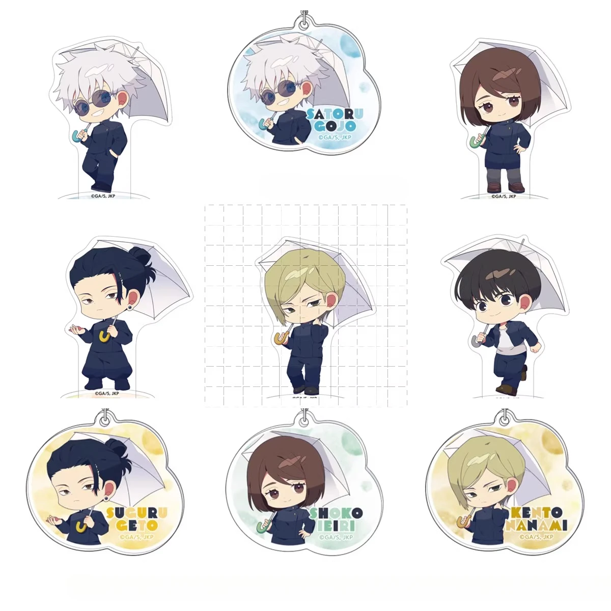 Game Suguru Geto Satoru Gojo Shoko Ieiri Kento Nanami Yu Haibara Acrylic Stand Figure Doll Anime Keychain Cosplay Toy for Gift
Game Suguru Geto Satoru Gojo Shoko Ieiri Kento Nanami Yu Haibara Acrylic Stand Figure Doll Anime Keychain Cosplay Toy for Gift