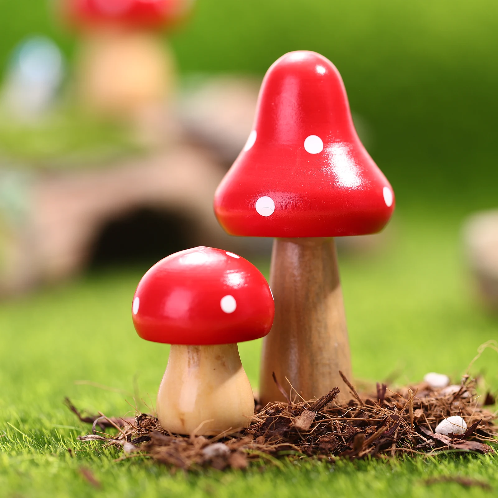 6 Pcs Wooden Simulation Mushroom Decorations Adornment Creative Bonsai Table nament Potted Resin Craft
6 Pcs Wooden Simulation Mushroom Decorations Adornment Creative Bonsai Table nament Potted Resin Craft