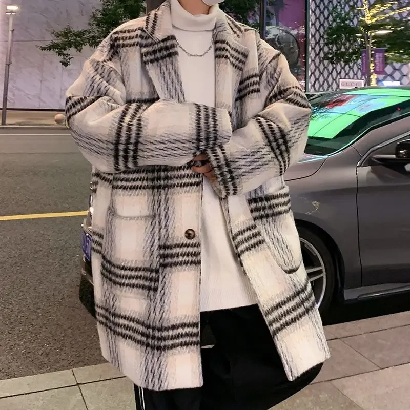 New British style woolen coat for men in autumn and winter trendy brand handsome Korean style high-end thick woolen warm coat
New British style woolen coat for men in autumn and winter trendy brand handsome Korean style high-end thick woolen warm coat