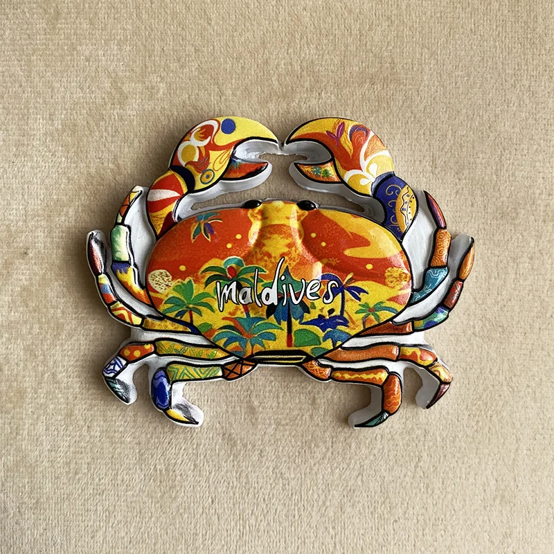 Maldives High-Quality Crab 3D Decorative Magnets for Fridges, Colorful and Durable, Ideal as Travel Souvenirs or Gifts
Maldives High-Quality Crab 3D Decorative Magnets for Fridges, Colorful and Durable, Ideal as Travel Souvenirs or Gifts