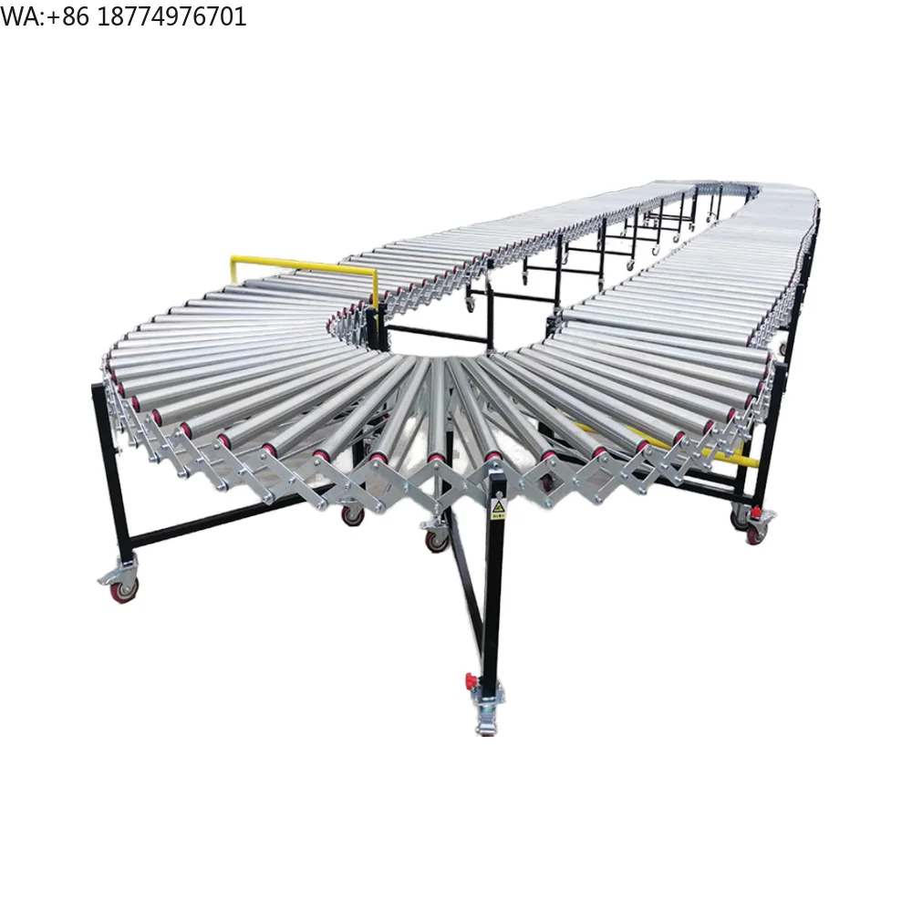 Гибкий роликовый конвейер для линии загрузки грузовиков и контейнеров, телескопический роликовый конвейер, изогнутый роликовый конвейер, поворотный роликовый конвейер
Гибкий роликовый конвейер для линии загрузки грузовиков и контейнеров, телескопический роликовый конвейер, изогнутый роликовый конвейер, поворотный роликовый конвейер