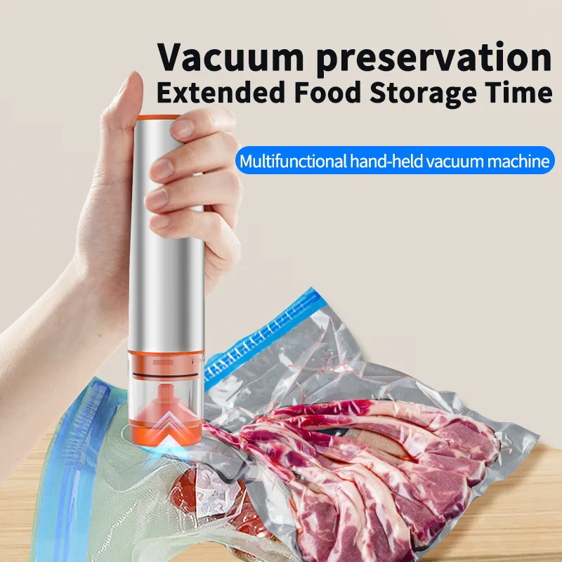 Wine Vacuum Sealer Food Canned Flat Sealer Electric Multifunctional Sealer Fully Compatible
Wine Vacuum Sealer Food Canned Flat Sealer Electric Multifunctional Sealer Fully Compatible